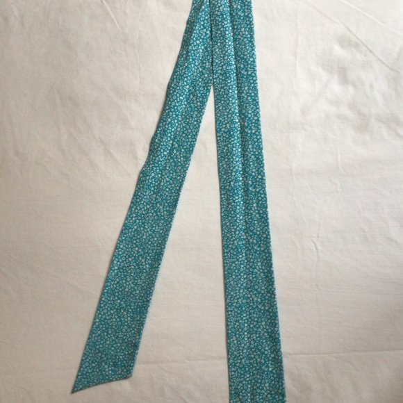 Lorenzo Blue dress with white flowers - Picture 8 of 13